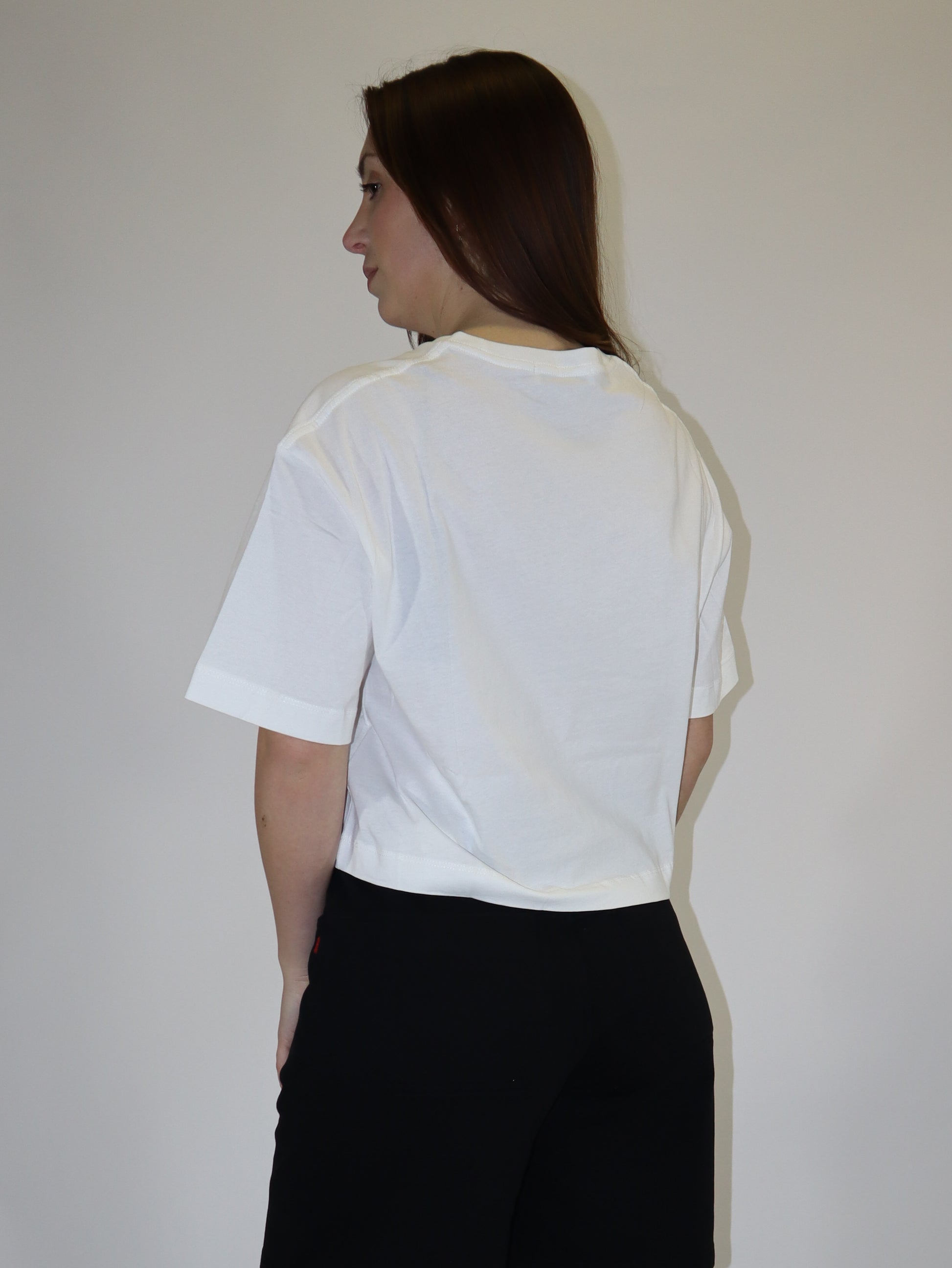 REPLAY DÁMSKÉ ZKRÁCENÉ TRIČKO S POTISKEM