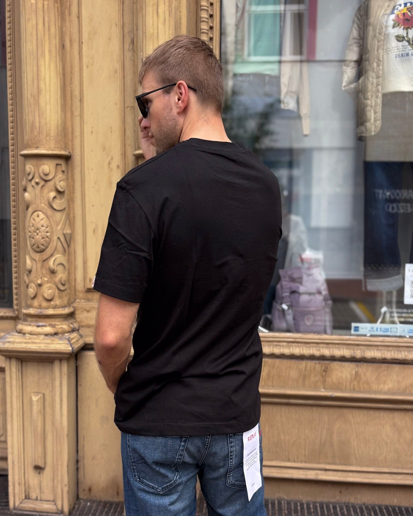 REPLAY FÉRFI LAZÁS FAZONÚ, MINTÁS PÓLÓ