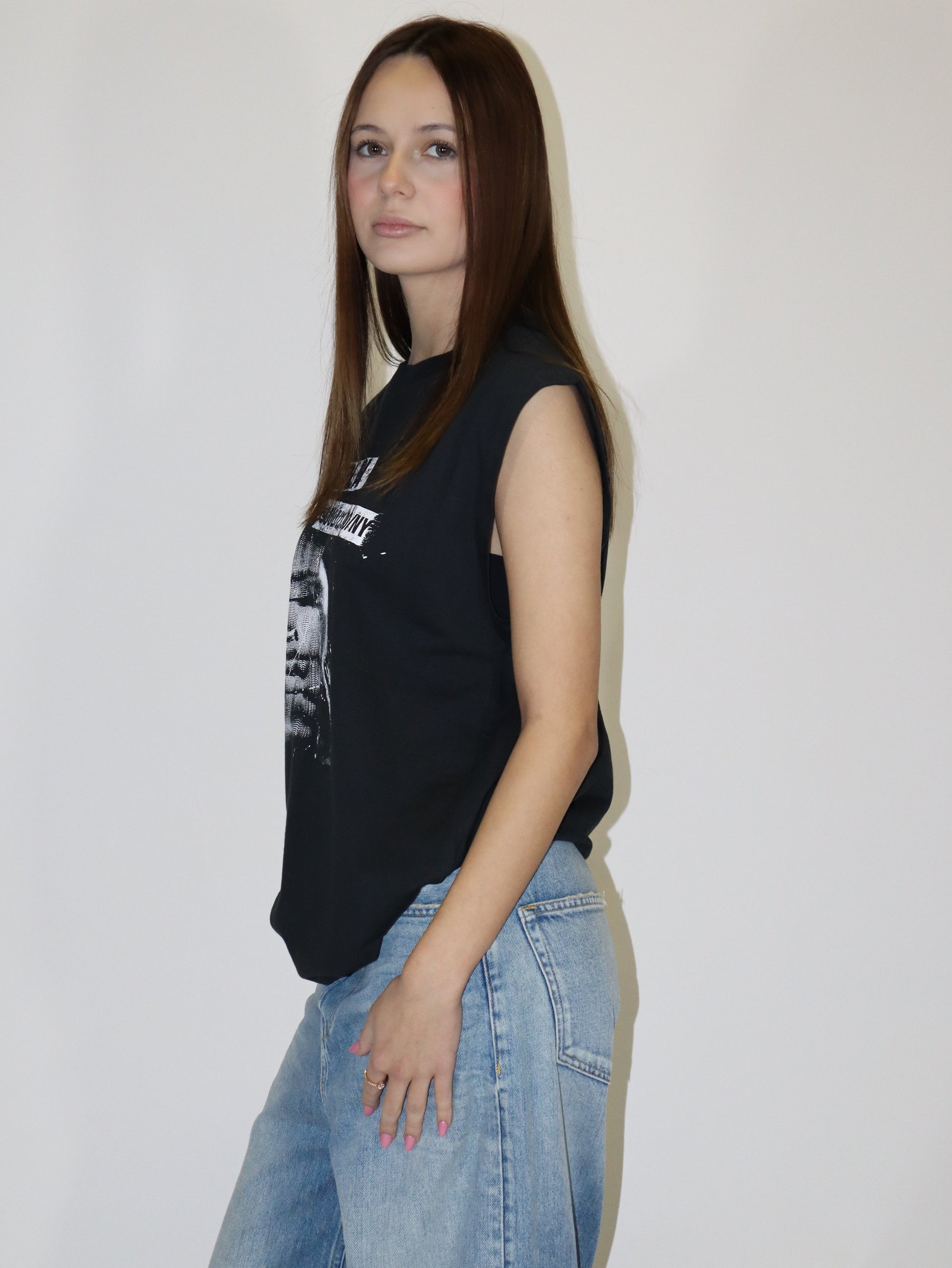 REPLAY DÁMSKÉ TRIČKO CHLAPECKÉHO STŘIHU S POTISKEM