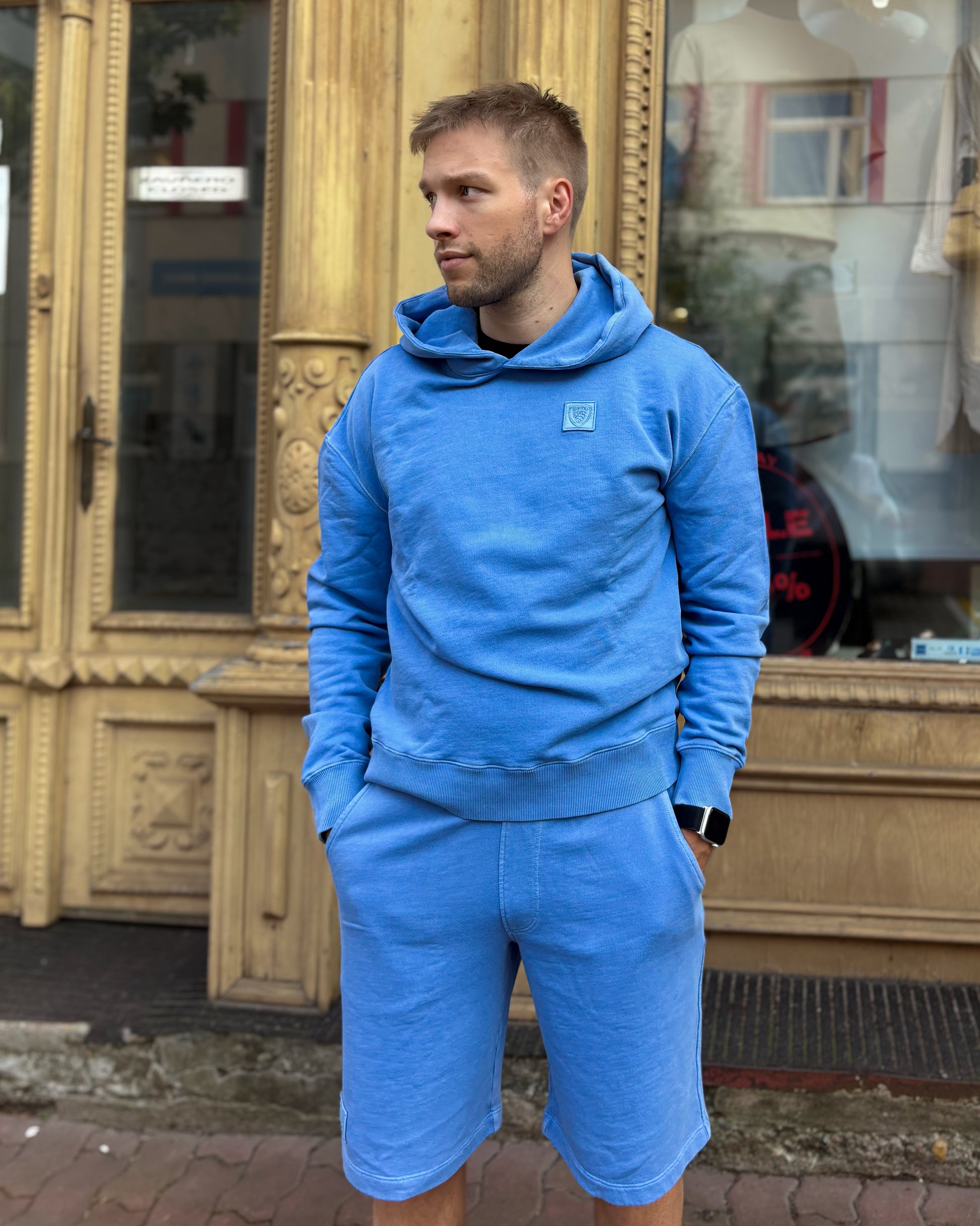 BLAUER FÉRFI BORDÁS RÖVIDNADRÁG ALPHEUS
