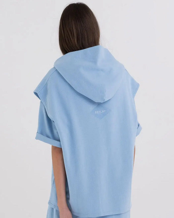 REPLAY DÁMSKÁ MIKINA BEZ RUKÁVŮ