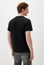 REPLAY PÁNSKÉ TRIČKO S VÝSTŘIHEM A POTISKEM