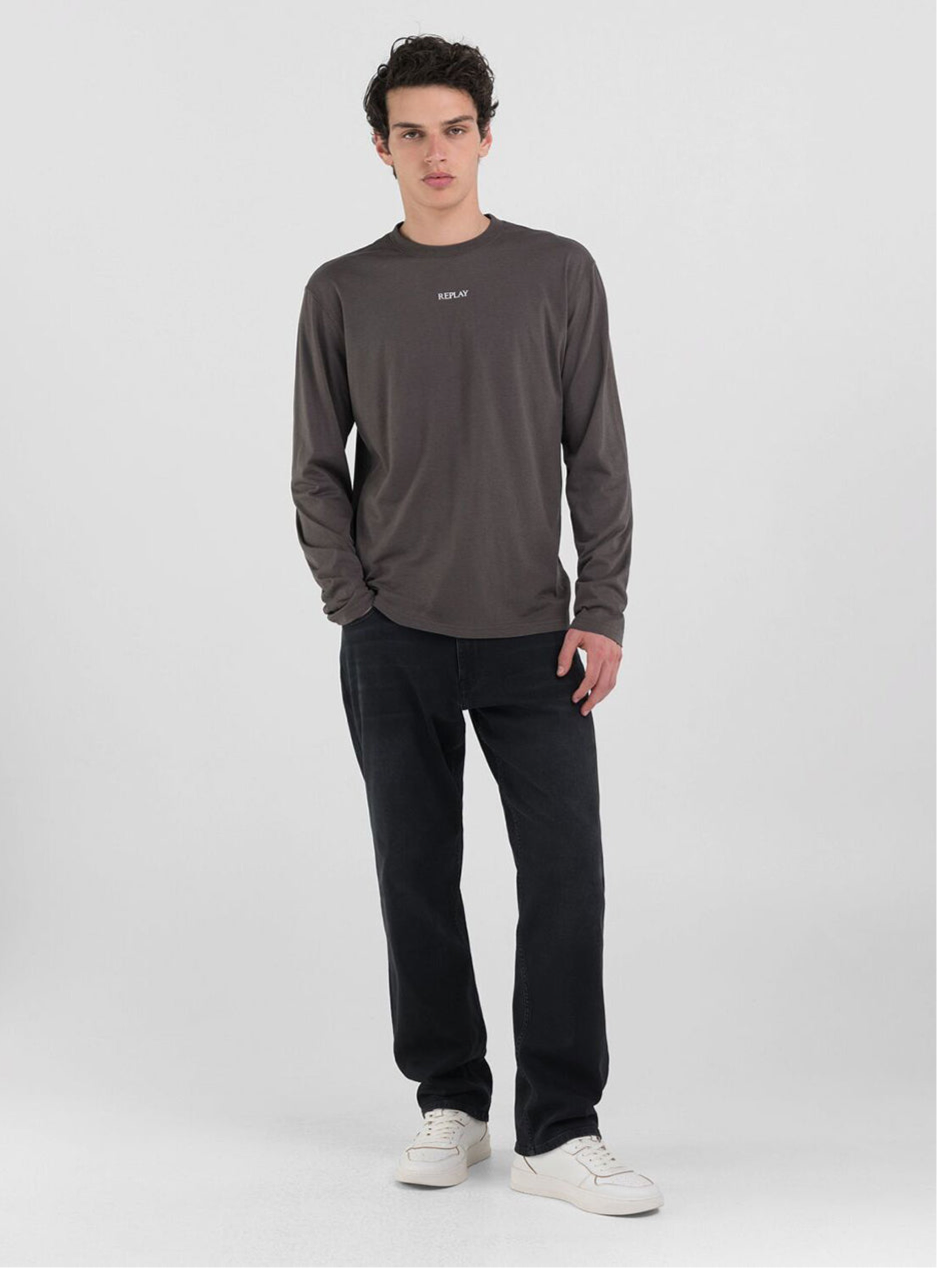 REPLAY PÁNSKÉ TRIČKO S  DLOUHÝM RUKÁVEM
