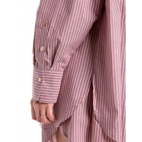 REPLAY DÁMSKÁ PRUHOVANÁ KOŠILE UVOLNĚNÉHO STŘIHU