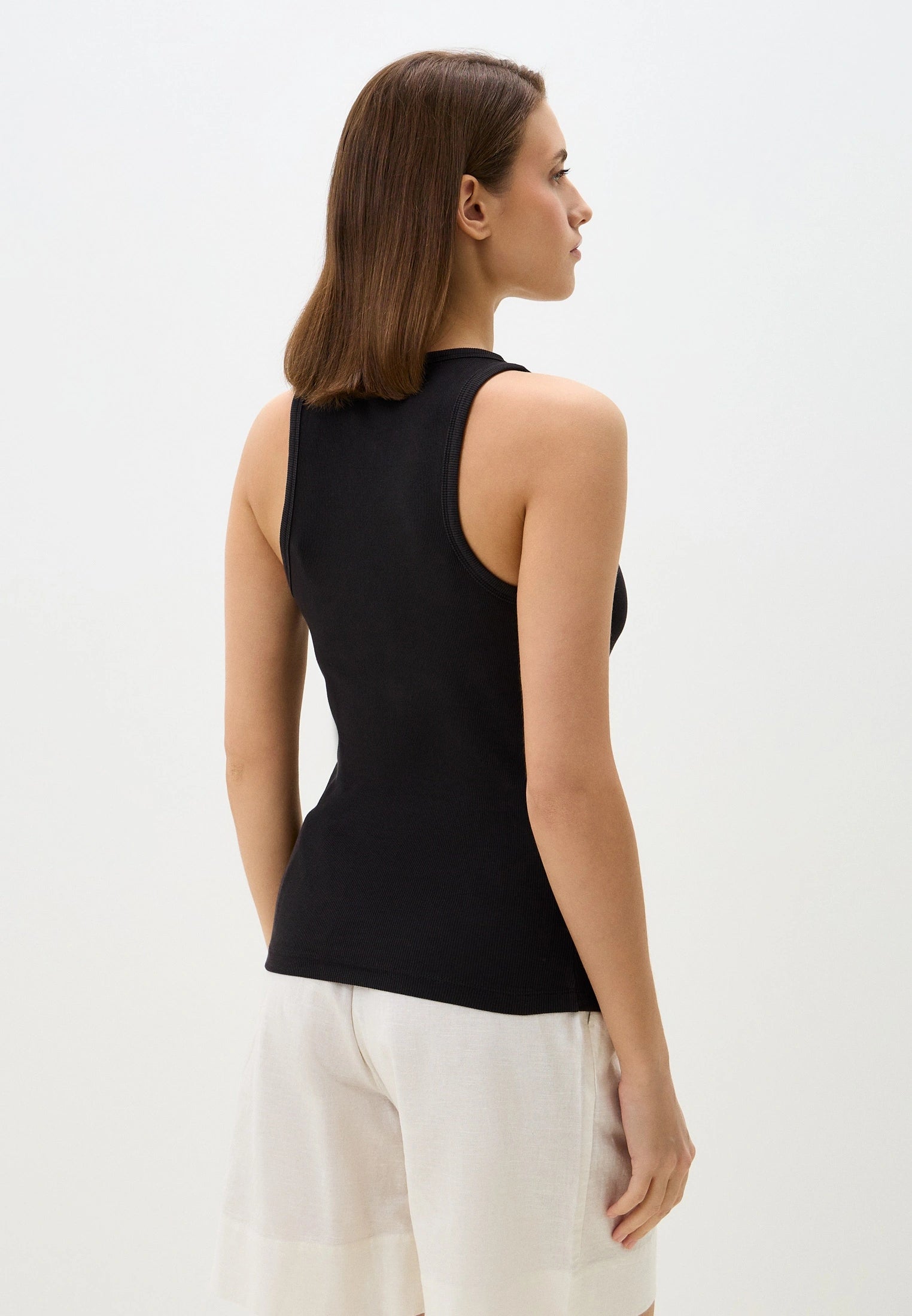 REPLAY DÁMSKÉ TÍLKO SLIM-FIT Z ŽEBROVANÉHO ÚPLETU