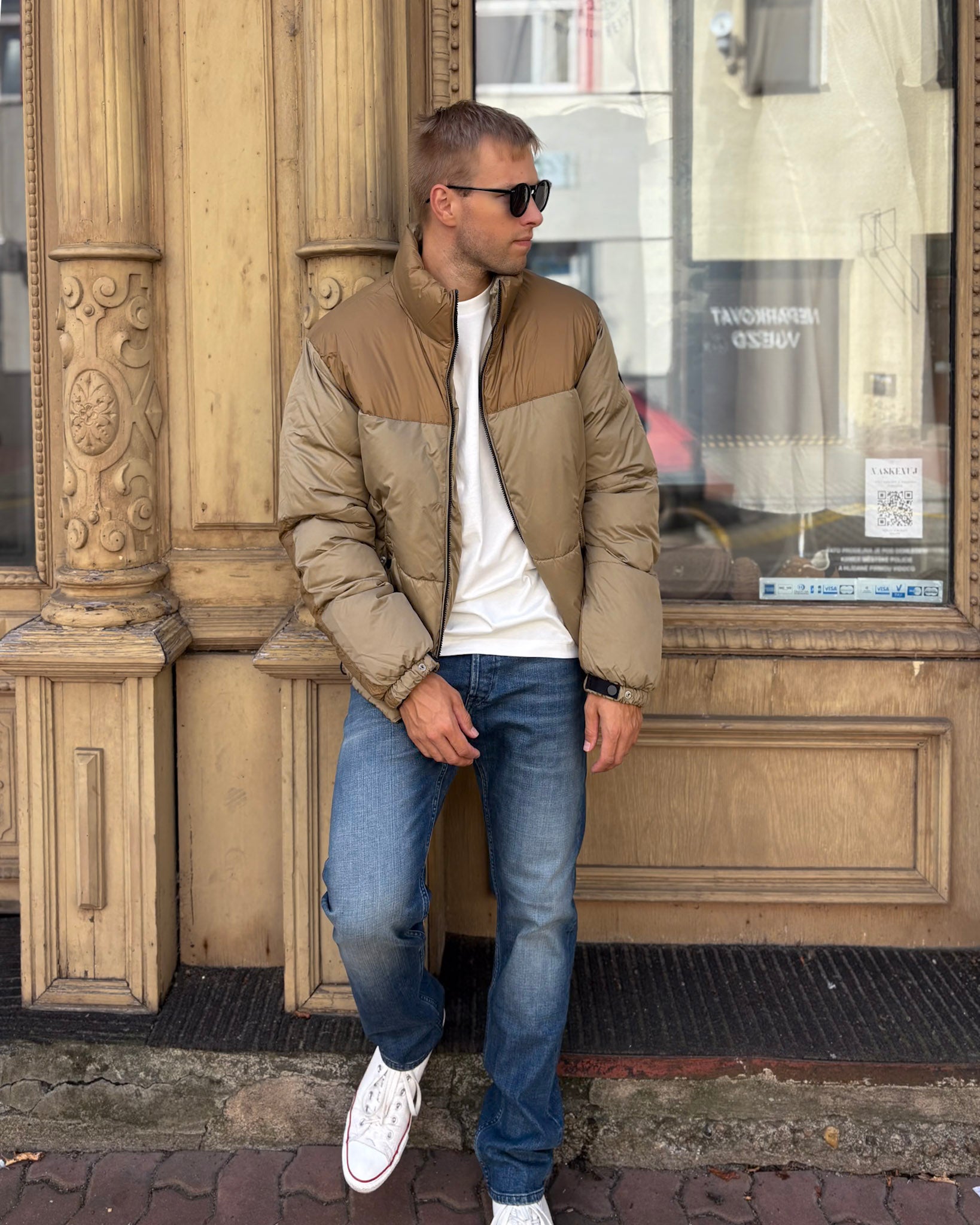 REPLAY FÉRFI STEPELT KABÁT MAGAS GALLÉRRAL