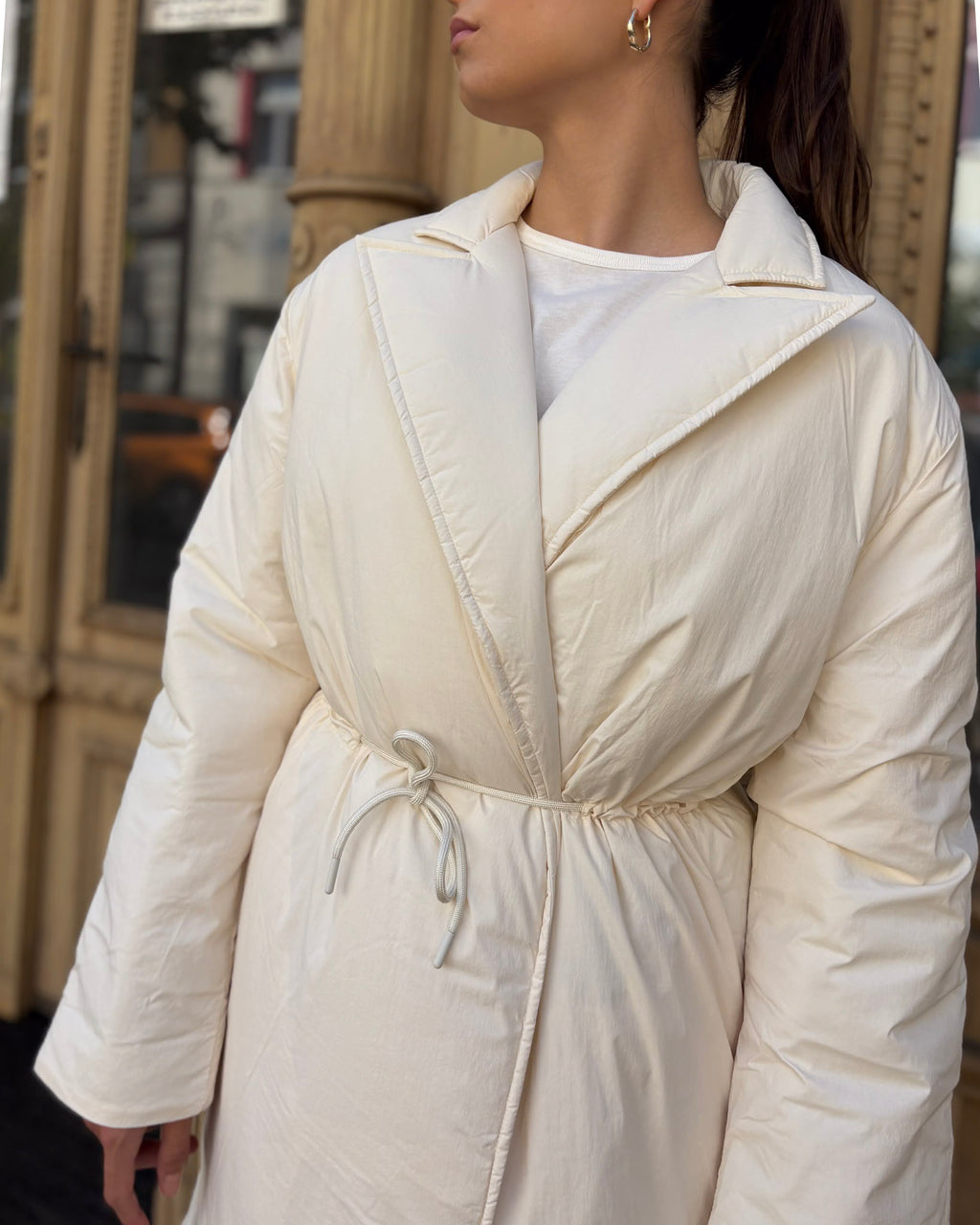 WOMEN'S LONG QUILTED JACKET REPLAY