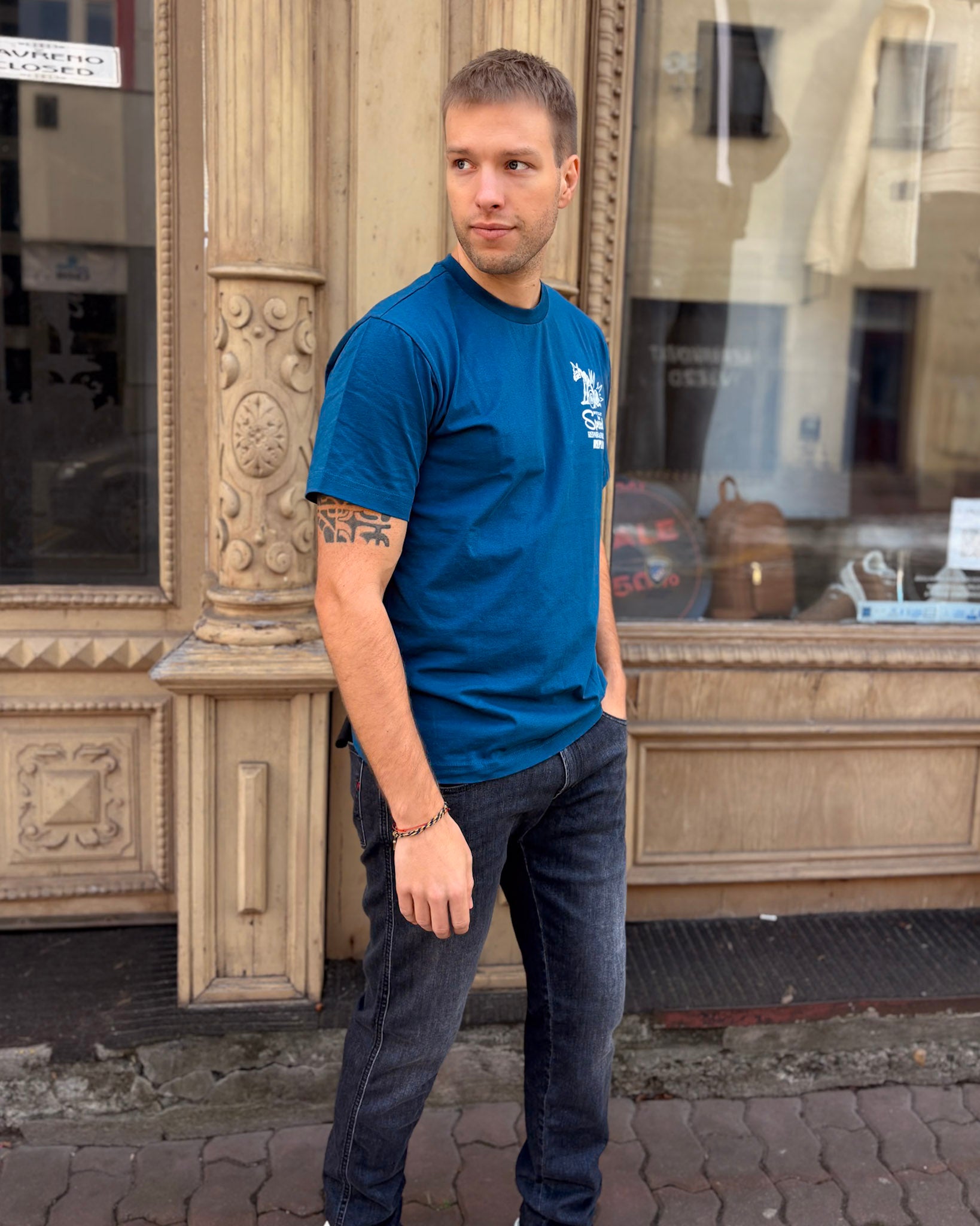 PÁNSKÉ TRIČKO REPLAY S GARAGE POTISKEM