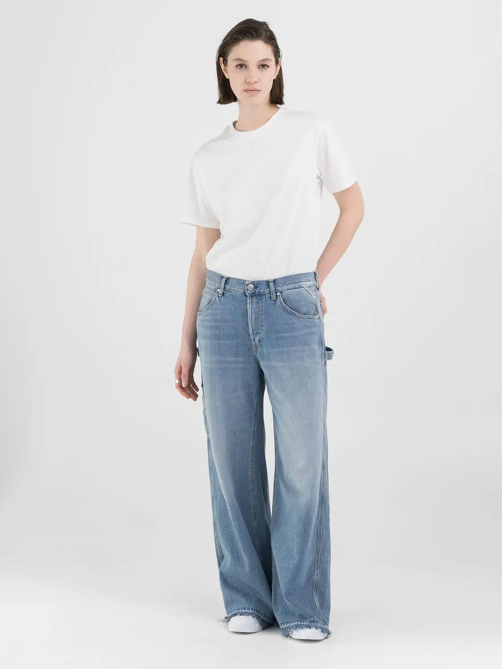 REPLAY DÁMSKÉ DŽÍNY WORK-FIT HALLIE 
