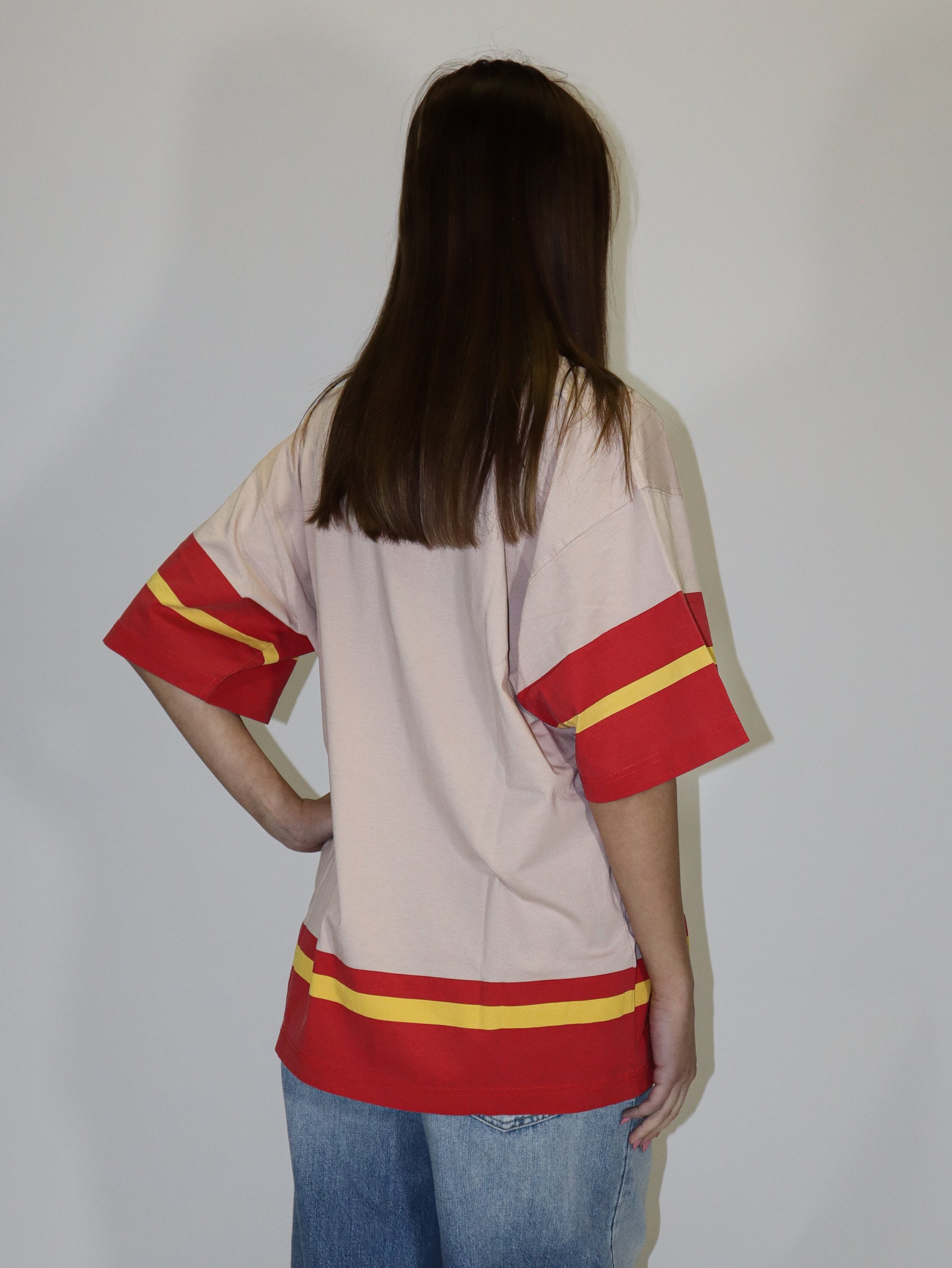 REPLAY DÁMSKÉ TRIČKO CHLAPECKÉHO STŘIHU S POTISKEM