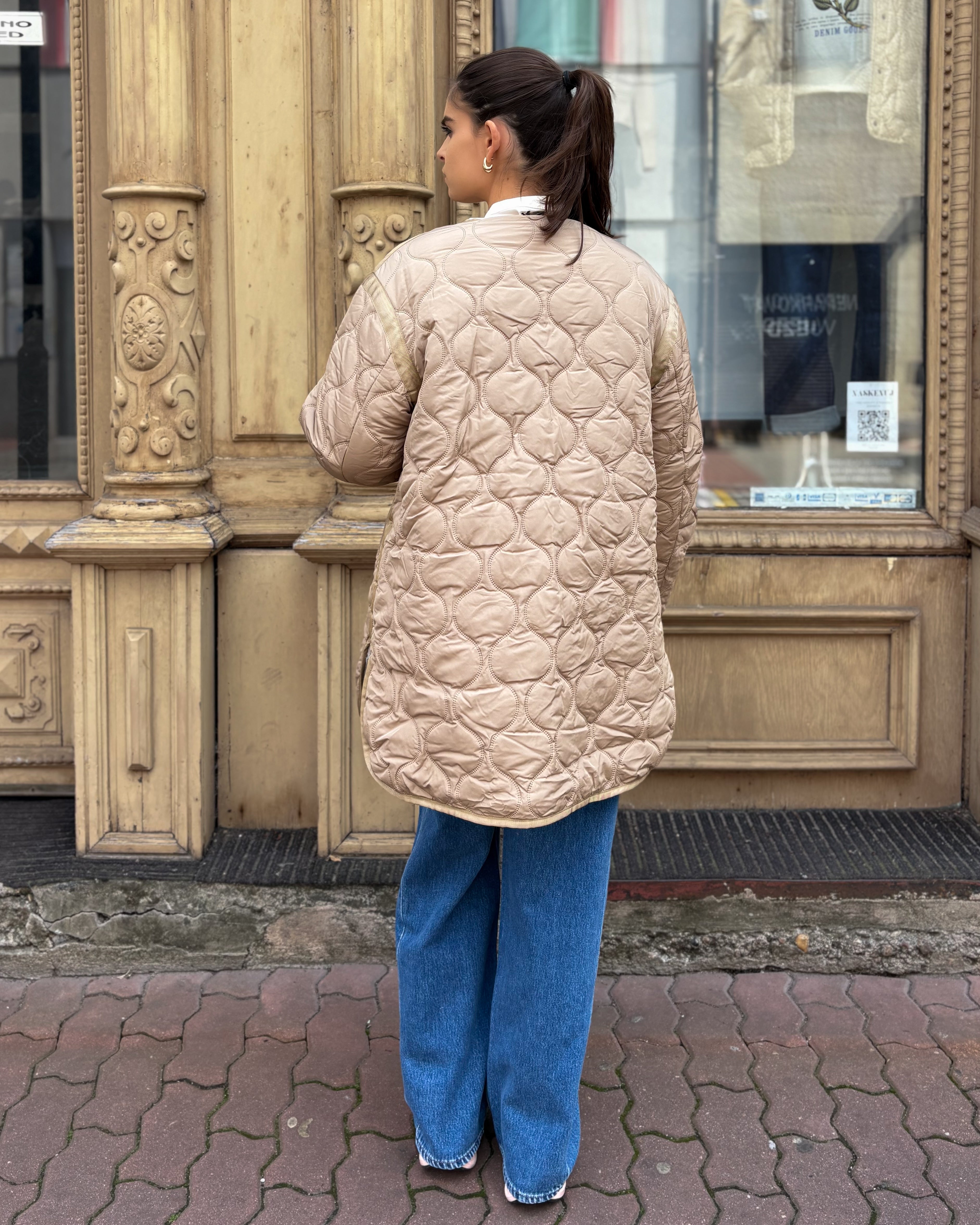 REPLAY NŐI STEPPELT MIDI KABÁT