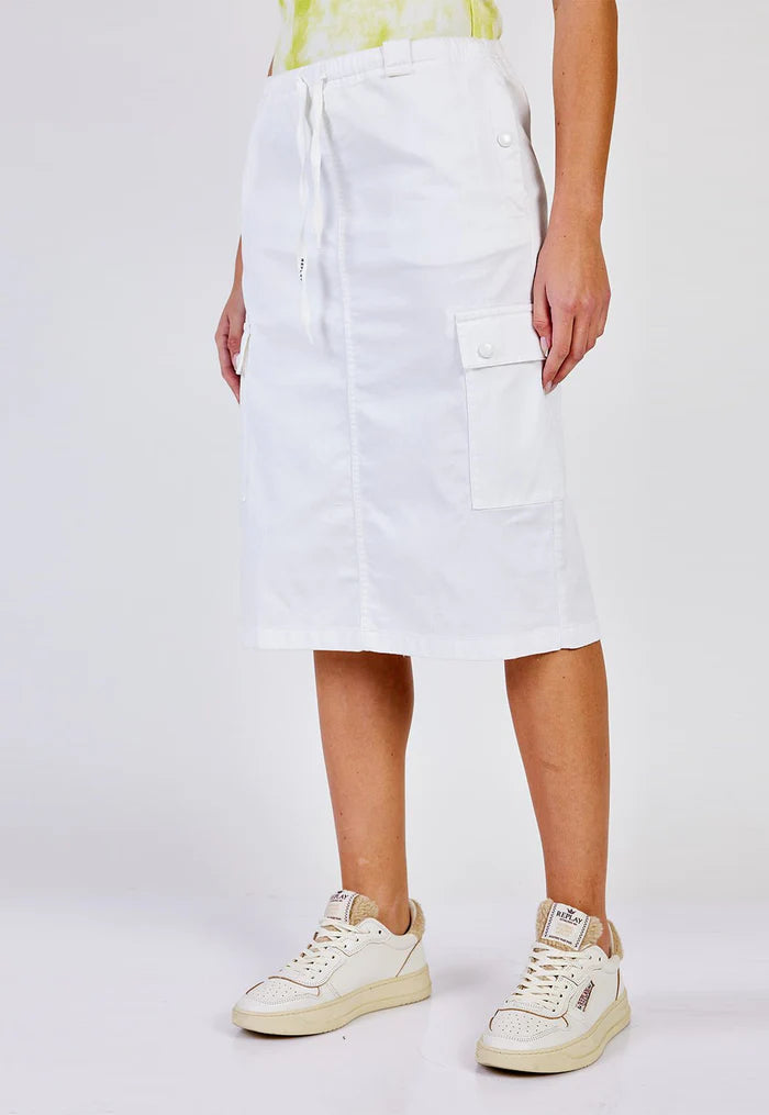 WOMEN'S REPLAY MIDI SKIRTS WITH CARGO POCKETS