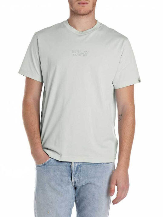 REPLAY PÁNSKÉ TRIČKO S KRÁTKÝM RUKÁVEM BĚŽNÉHO STŘIHU