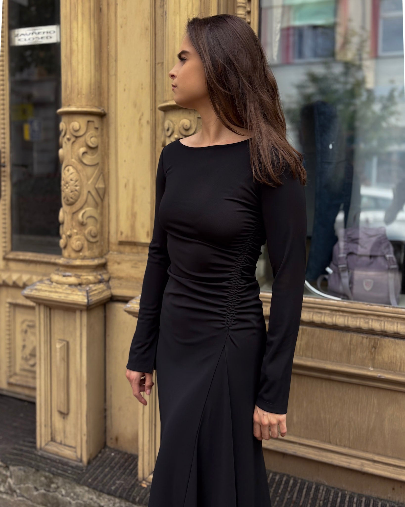 REPLAY Asymmetrical midi dress