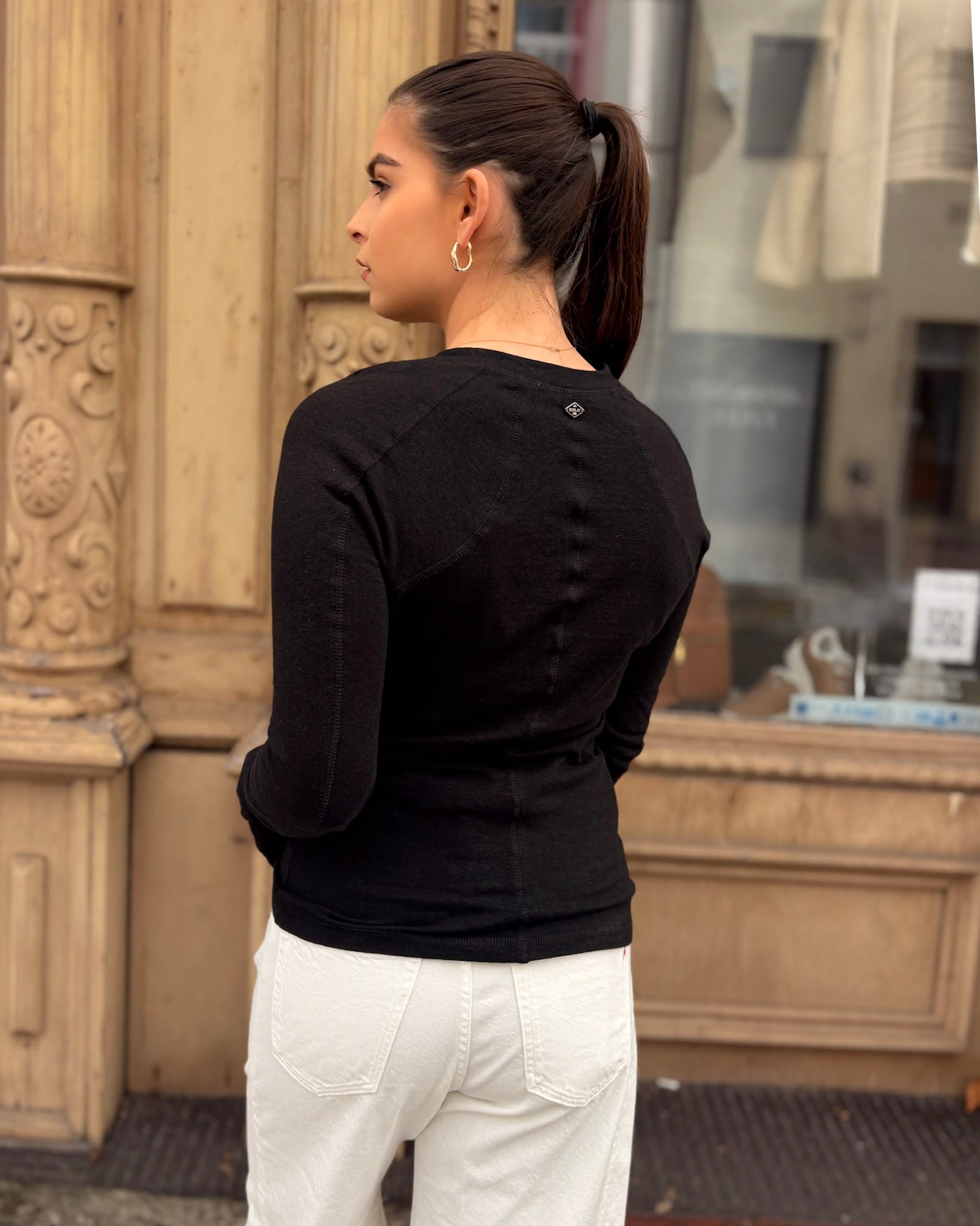 DÁMSKÉ TRIČKO REPLAY NA KNOFLÍČKY S DLOUHÝM RUKÁVEM