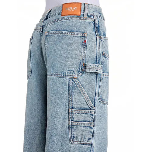 REPLAY DÁMSKÉ DŽÍNY WORKWEAR STŘIHU