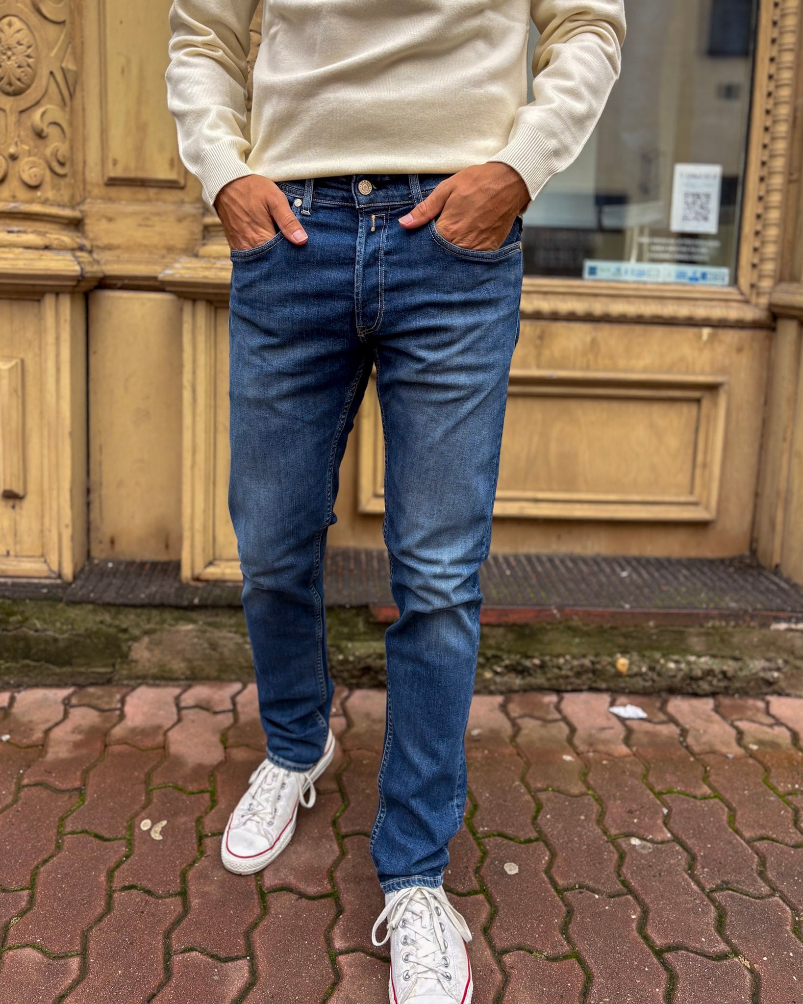 PÁNSKÉ DŽÍNY REPLAY STŘIHU GROVER S ROVNÝMI NOHAVICEMI