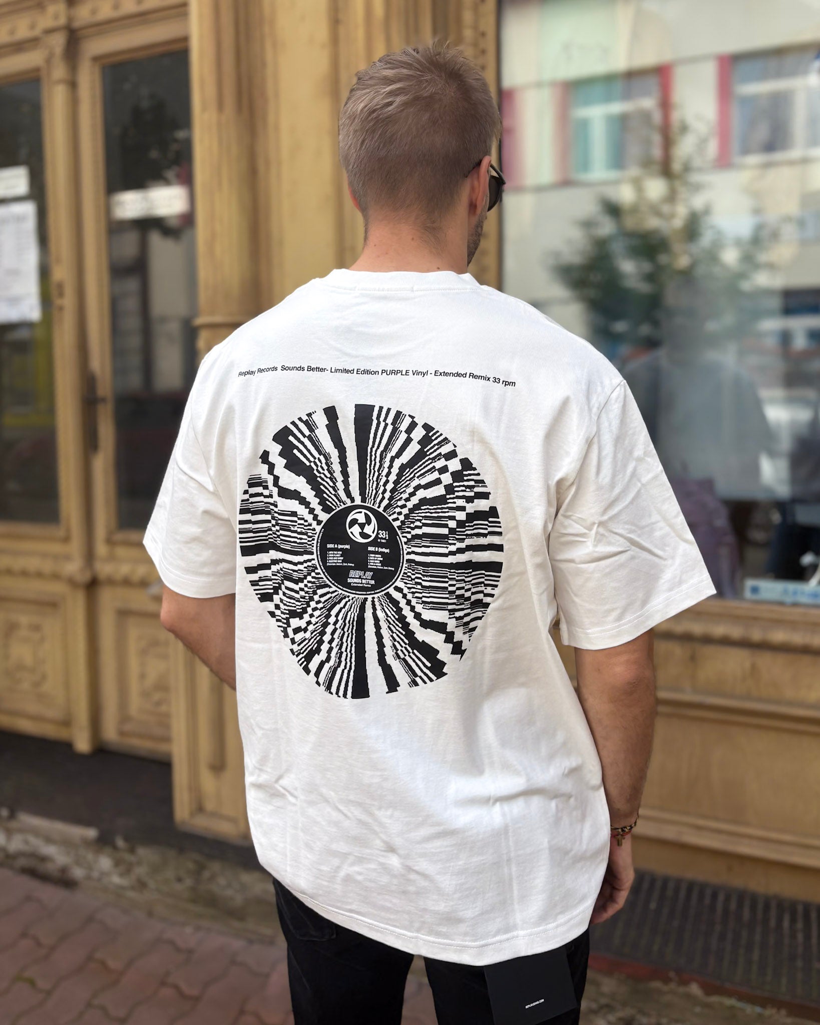 FÉRFI REPLAY PÓLÓ REPLAY RECORDS MINTÁVAL