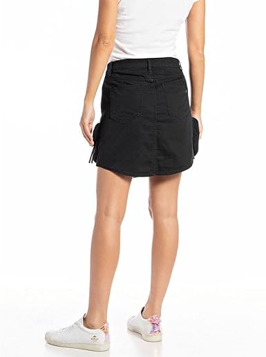 REPLAY MINI SUKNĚ S KARGO KAPSAMI