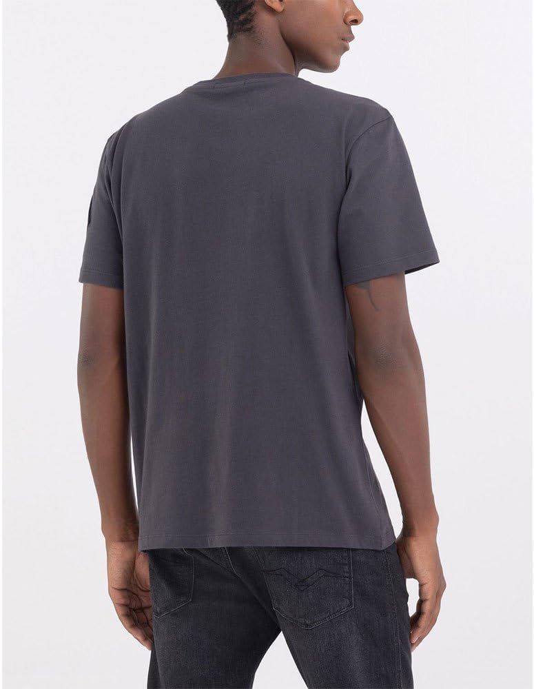 REPLAY PÁNSKE TRIČKO Z ŽERZEJ S NÁŠIVKOU