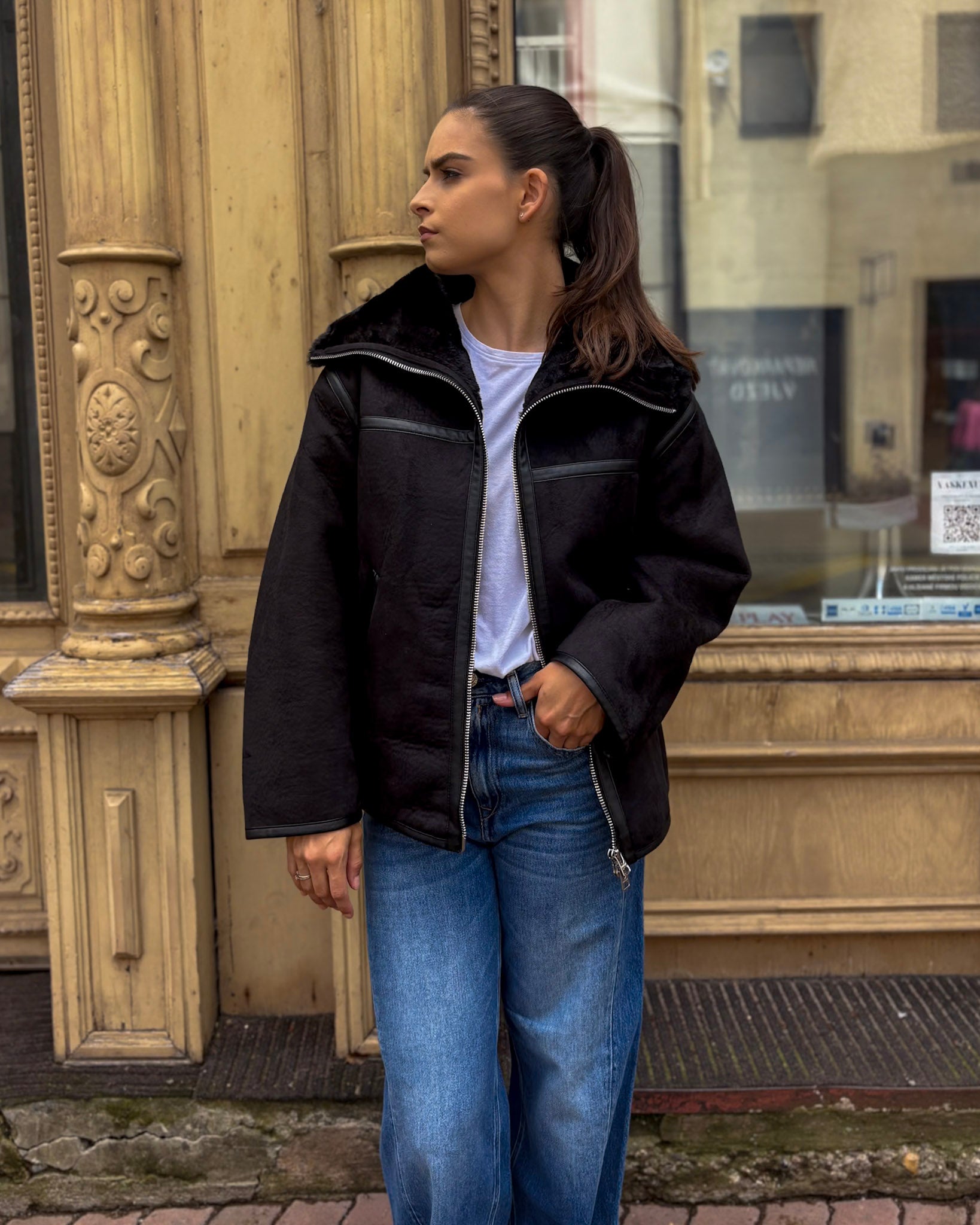 DÁMSKÁ ZIMNÍ LETECKÁ BUNDA REPLAY