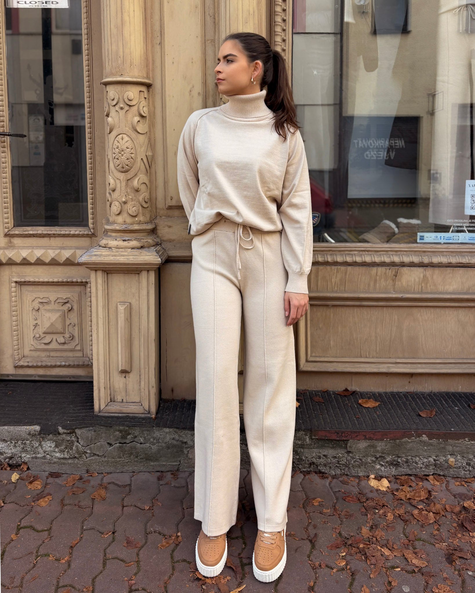 WOMEN'S KNITTED PANTS BLAUER DANE