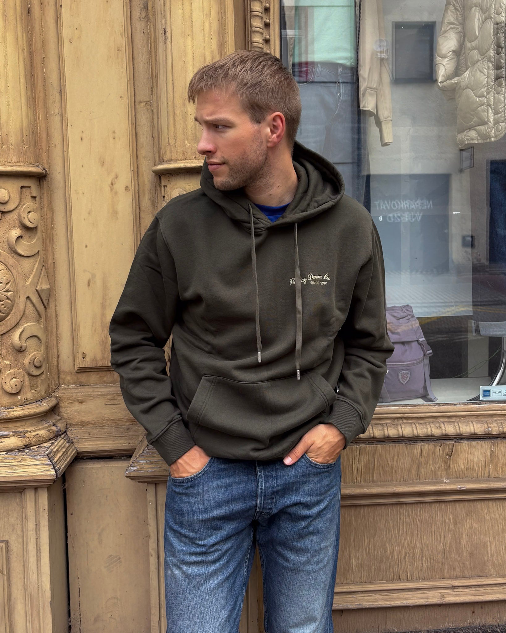 PÁNSKÁ MIKINA REPLAY Z ORGANICKÉ BAVLNY 