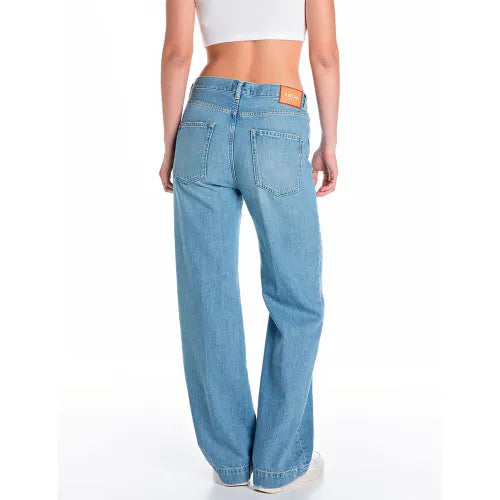 REPLAY DÁMSKÉ DŽÍNY NARJA BAGGY-FIT  