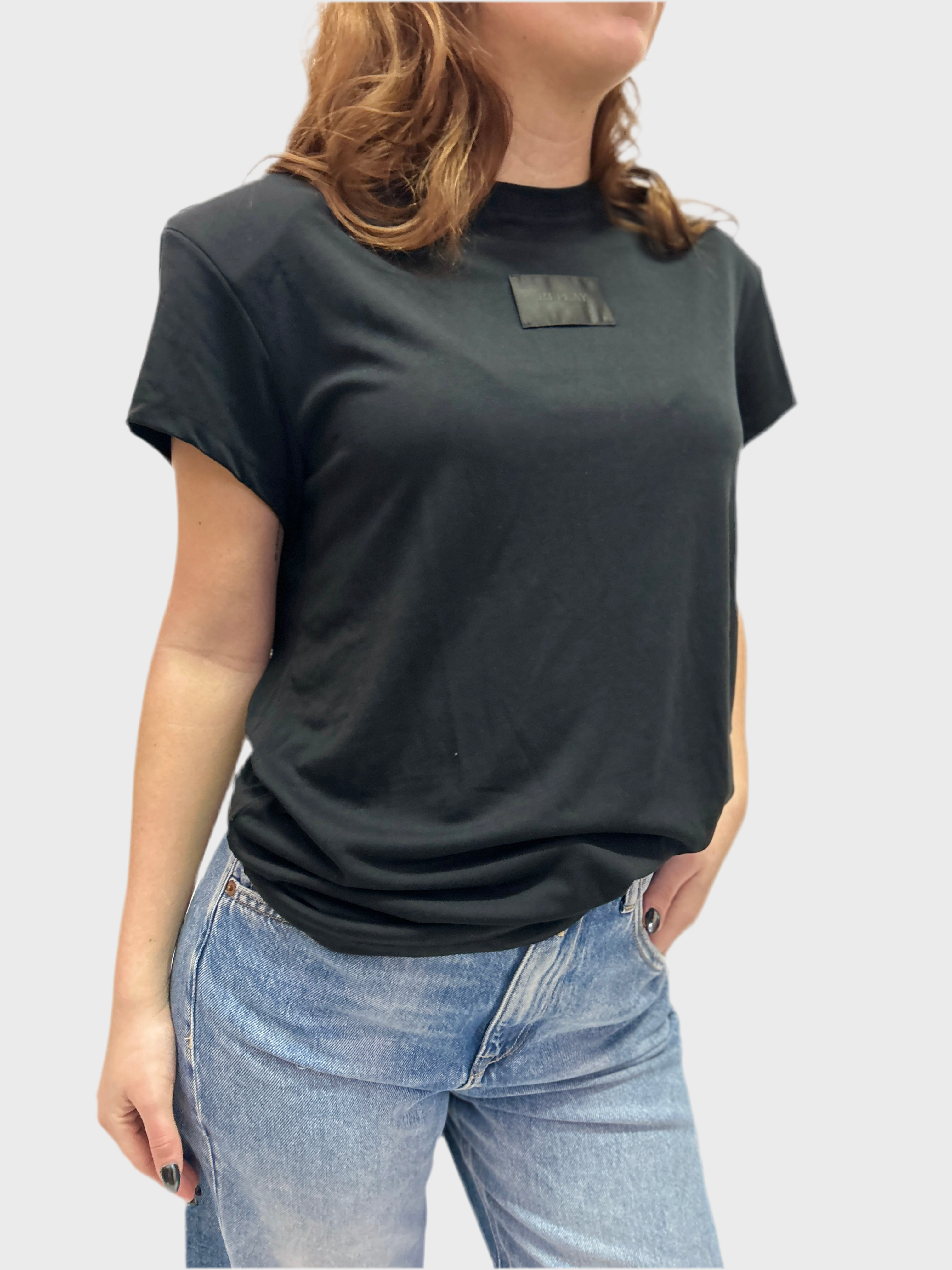 REPLAY DÁMSKÉ TRIČKO S LOGEM NA HRUDI