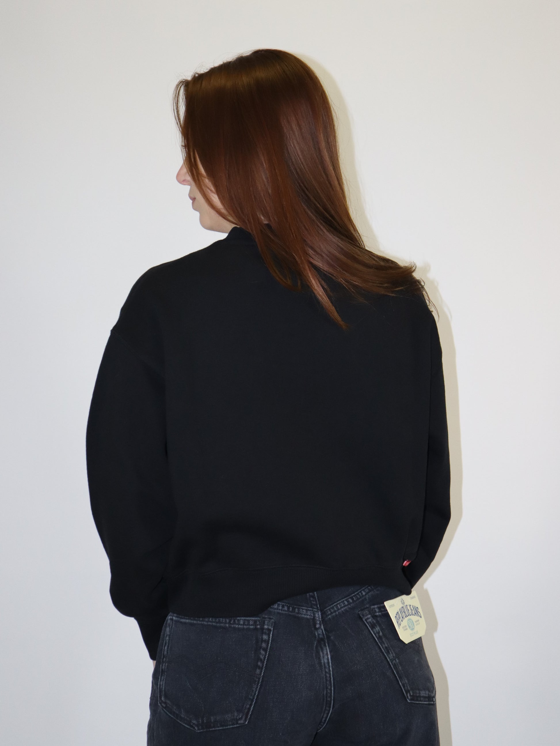 REPLAY DÁMSKÁ ZKRÁCENÁ MIKINA S VÝŠIVKOU R