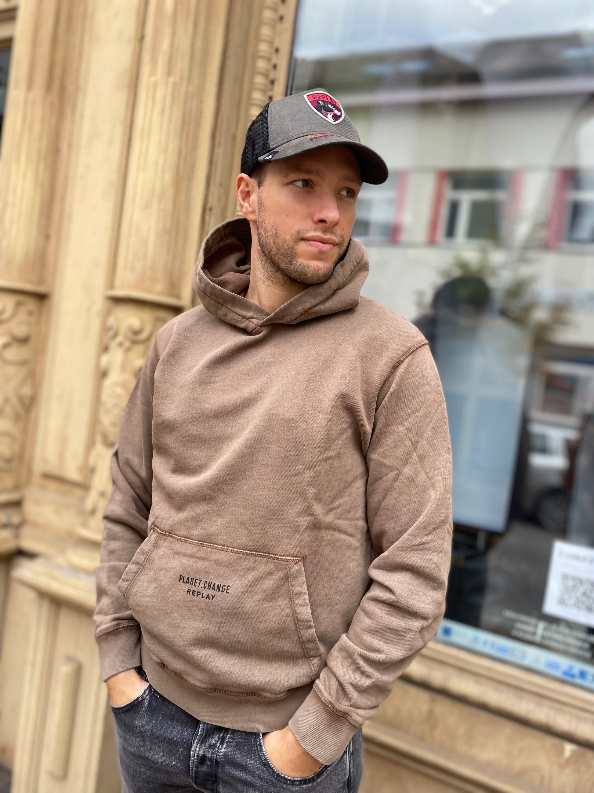 REPLAY PÁNSKÁ MIKINA REGULAR-FIT