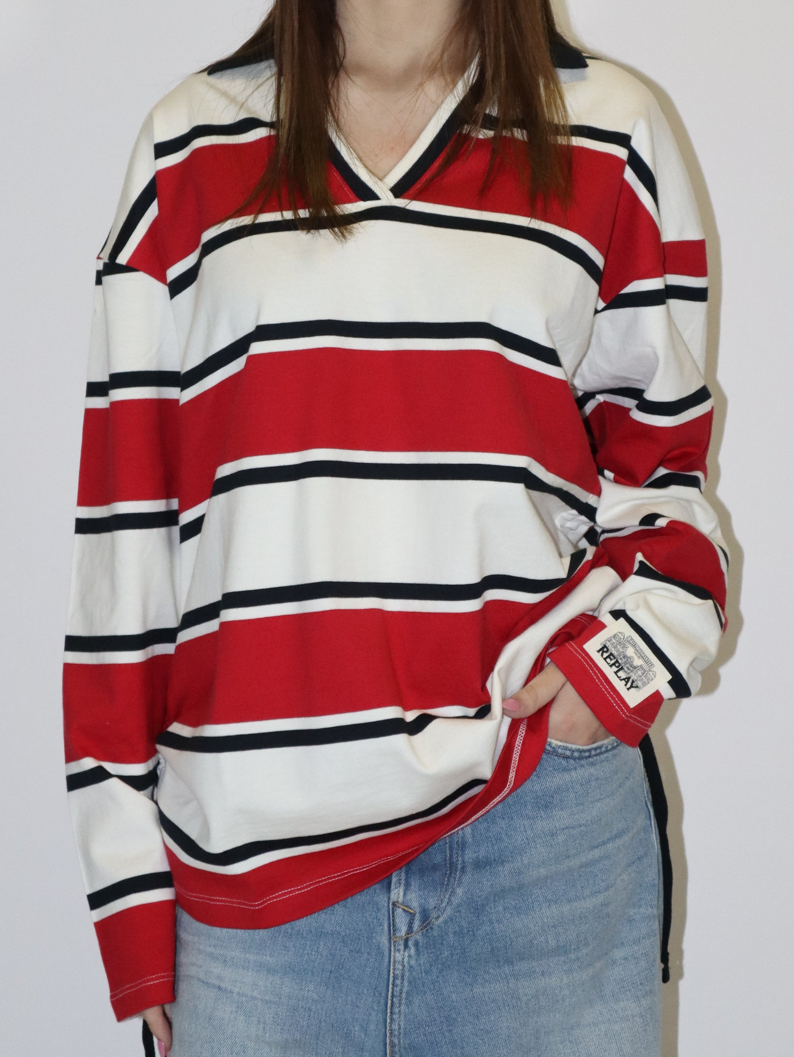 REPLAY DÁMSKÉ TRIČKO S DLOUHÝM RUKÁVEM