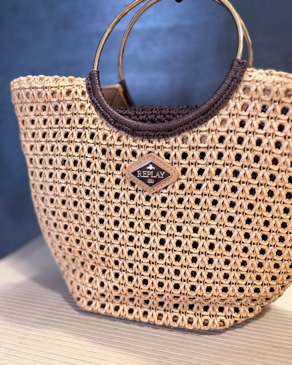 KABELKA REPLAY SE ZLATÝMI DETAILY 