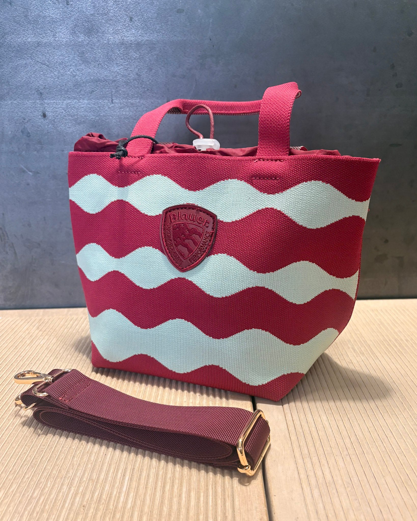 PLÁŽOVÁ PLETENÁ TAŠKA BLAUER TYPU TOTE BAG - S6XSBASKET01/KNI