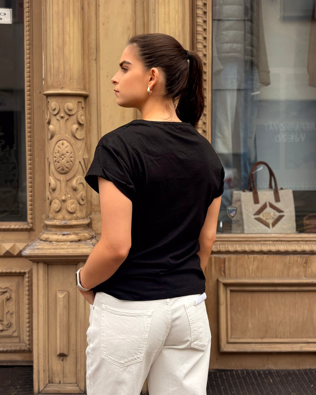 DÁMSKÉ TRIČKO REPLAY S POTISKEM NA HRUDI 