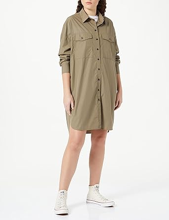 DÁMSKÉ REPLAY KOŠILOVÉ ŠATY ROVNÉHO STŘIHU 