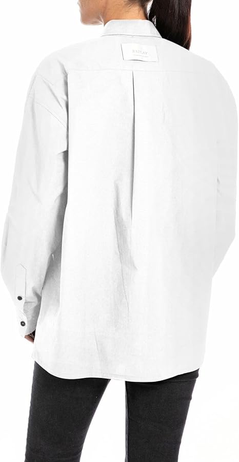 REPLAY WOMEN'S BUTTON-UP SHIRT