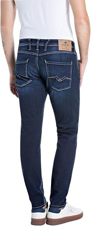 PÁNSKE SLIM FIT DŽÍNSY REPLAY ANBASS Z POWER STRETCH DENIMU - M0914 .000.41A 214
