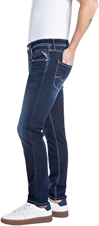 PÁNSKE SLIM FIT DŽÍNSY REPLAY ANBASS Z POWER STRETCH DENIMU - M0914 .000.41A 214