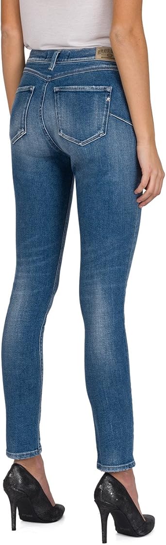 REPLAY DÁMSKÉ DŽÍNY STŘIHU ZACKIE SKINNY FIT  