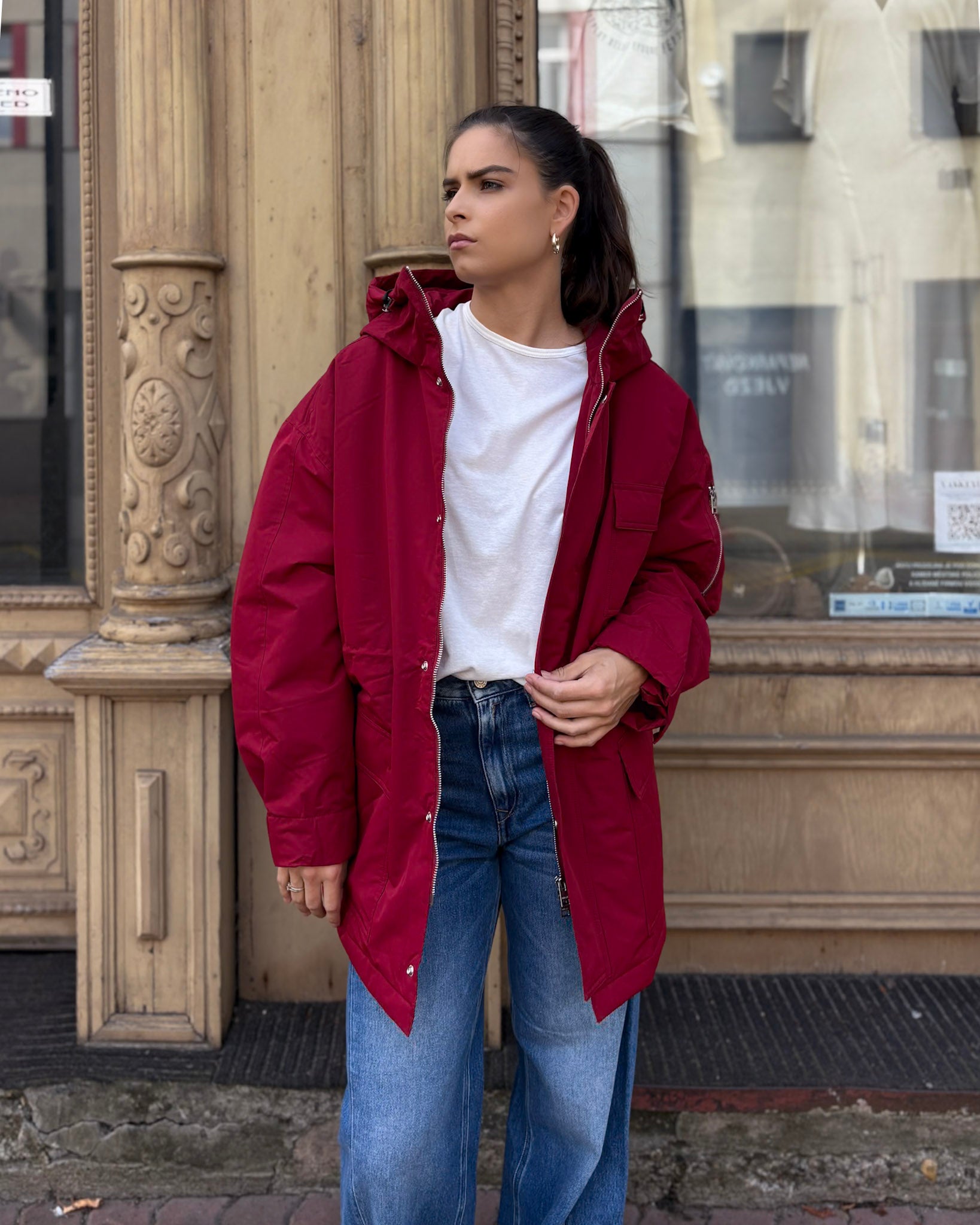 WOMEN'S REPLAY HOODED COAT