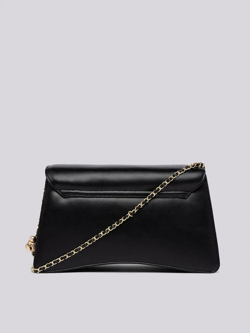 CROSSBODY TAŠKA S KLOPOU A POPRUHEM NA RAMENO 