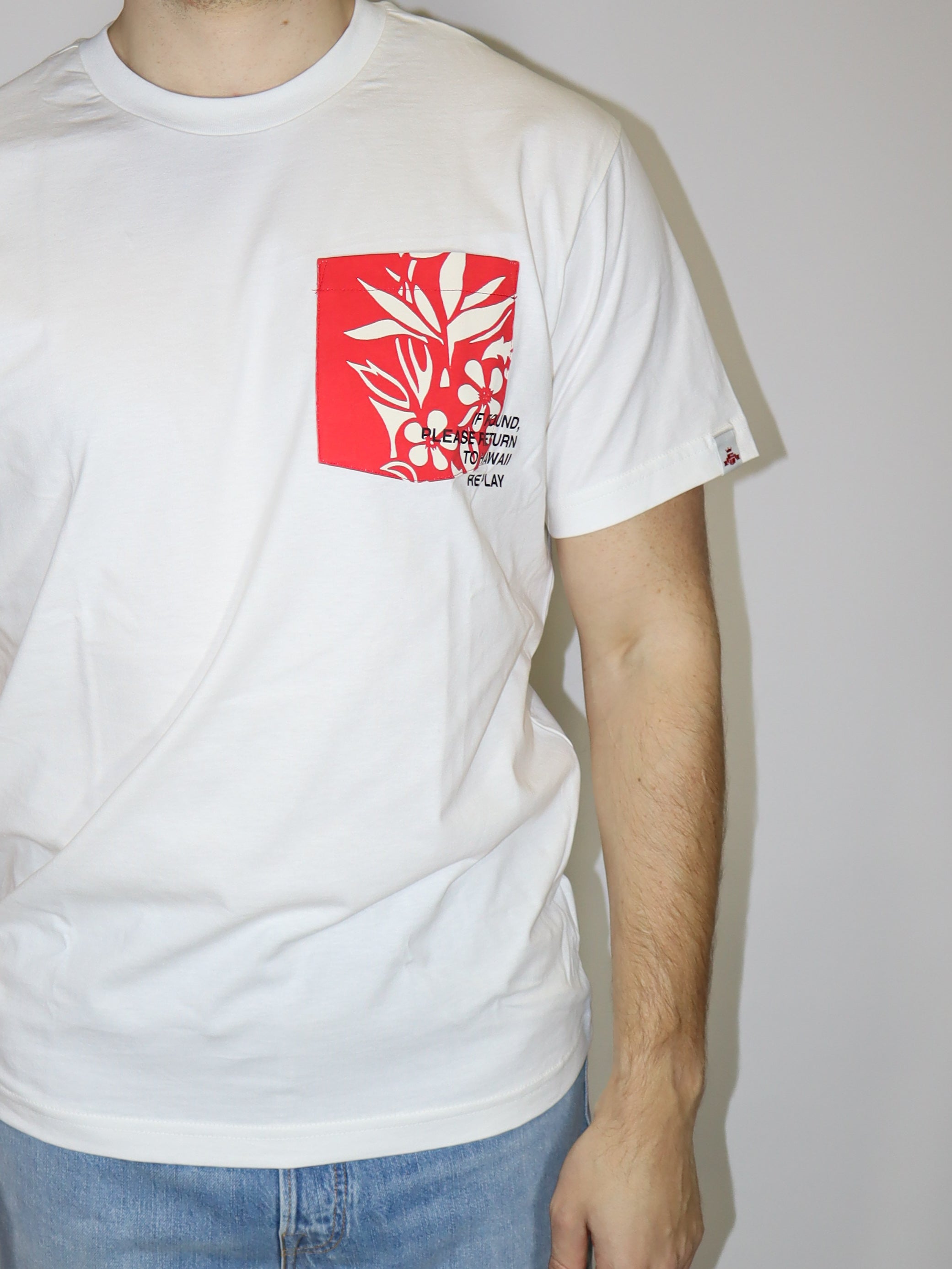 REPLAY MEN'S T-SHIRT WITH FRONT POCKET