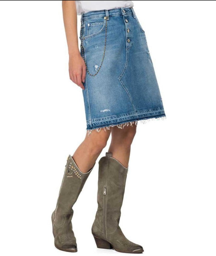 DÁMSKÁ REPLAY SUKNĚ KE KOLENŮM