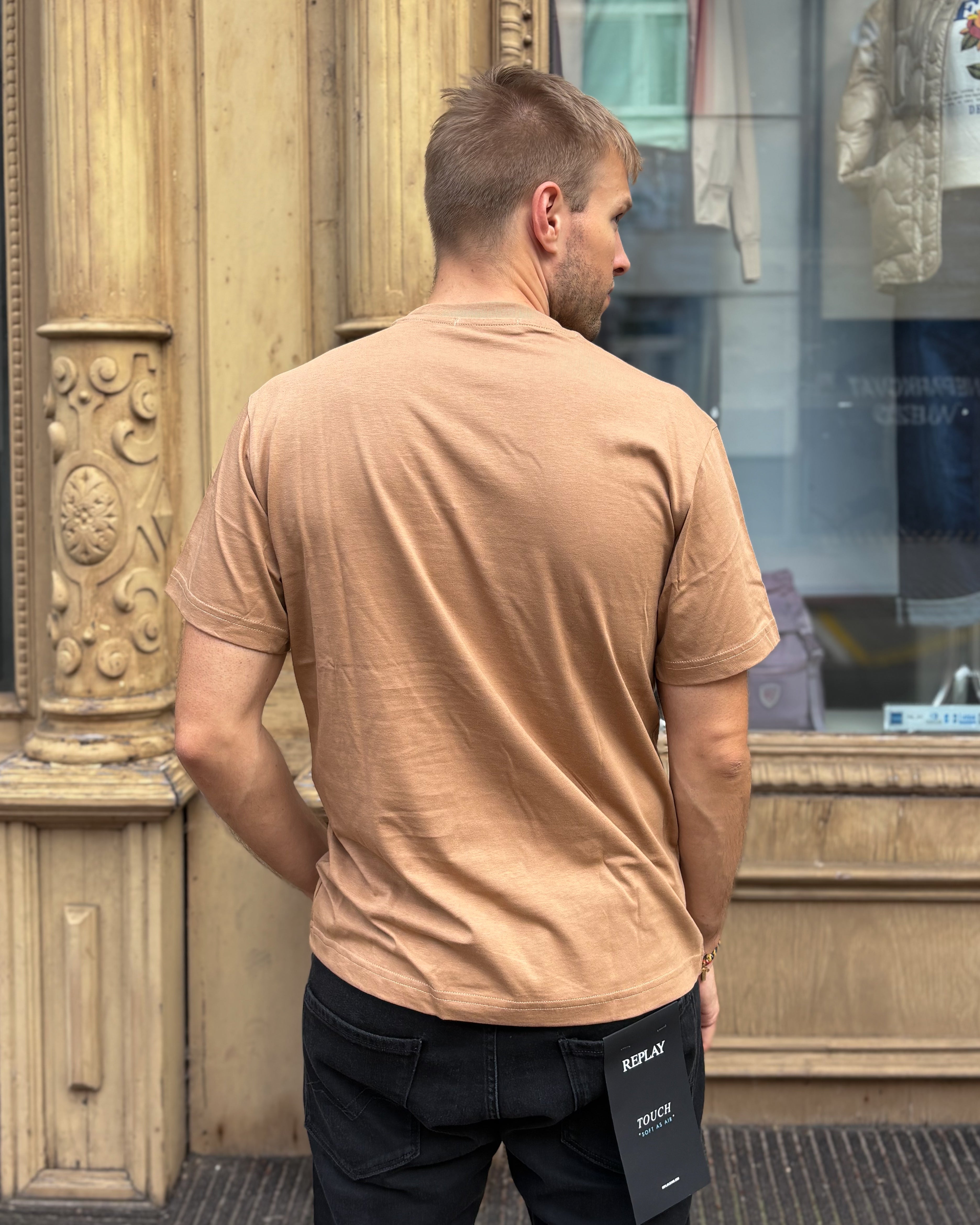 REPLAY FÉRFI NORMÁL FAZONÚ PÓLÓ MINTÁS MINTÁVAL