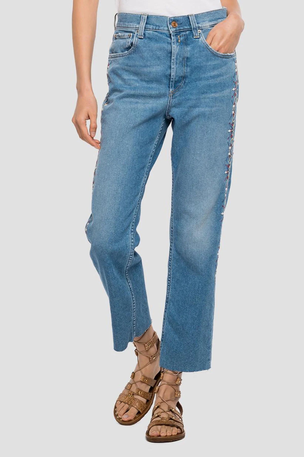 REPLAY DÁMSKÉ ZKRÁCENÉ DŽÍNY MAIJKE