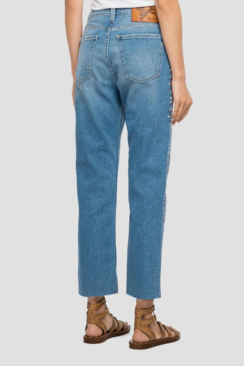 REPLAY DÁMSKÉ ZKRÁCENÉ DŽÍNY MAIJKE