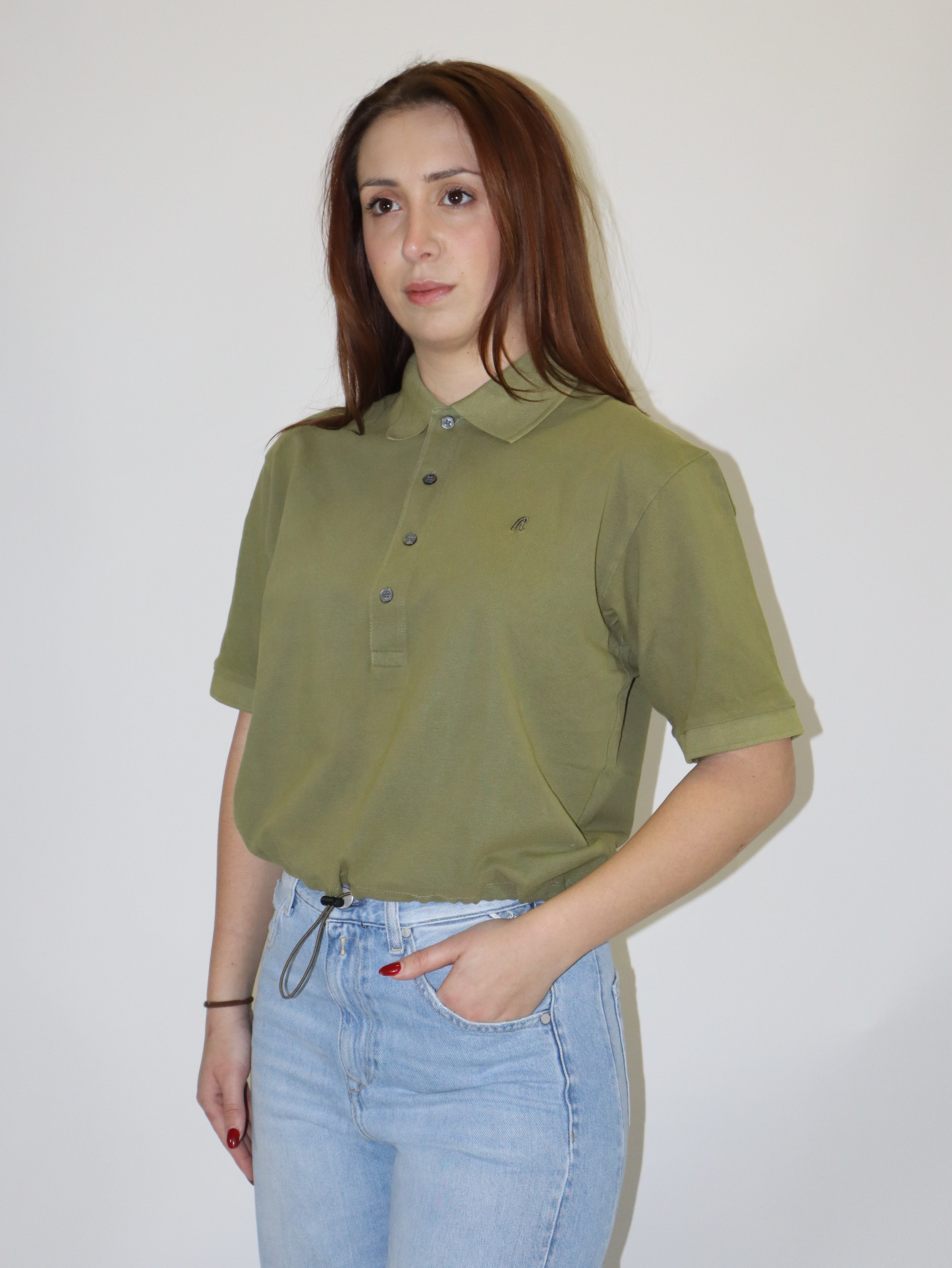 REPLAY DÁMSKE POLO TRIČKO S VÝŠIVKOU