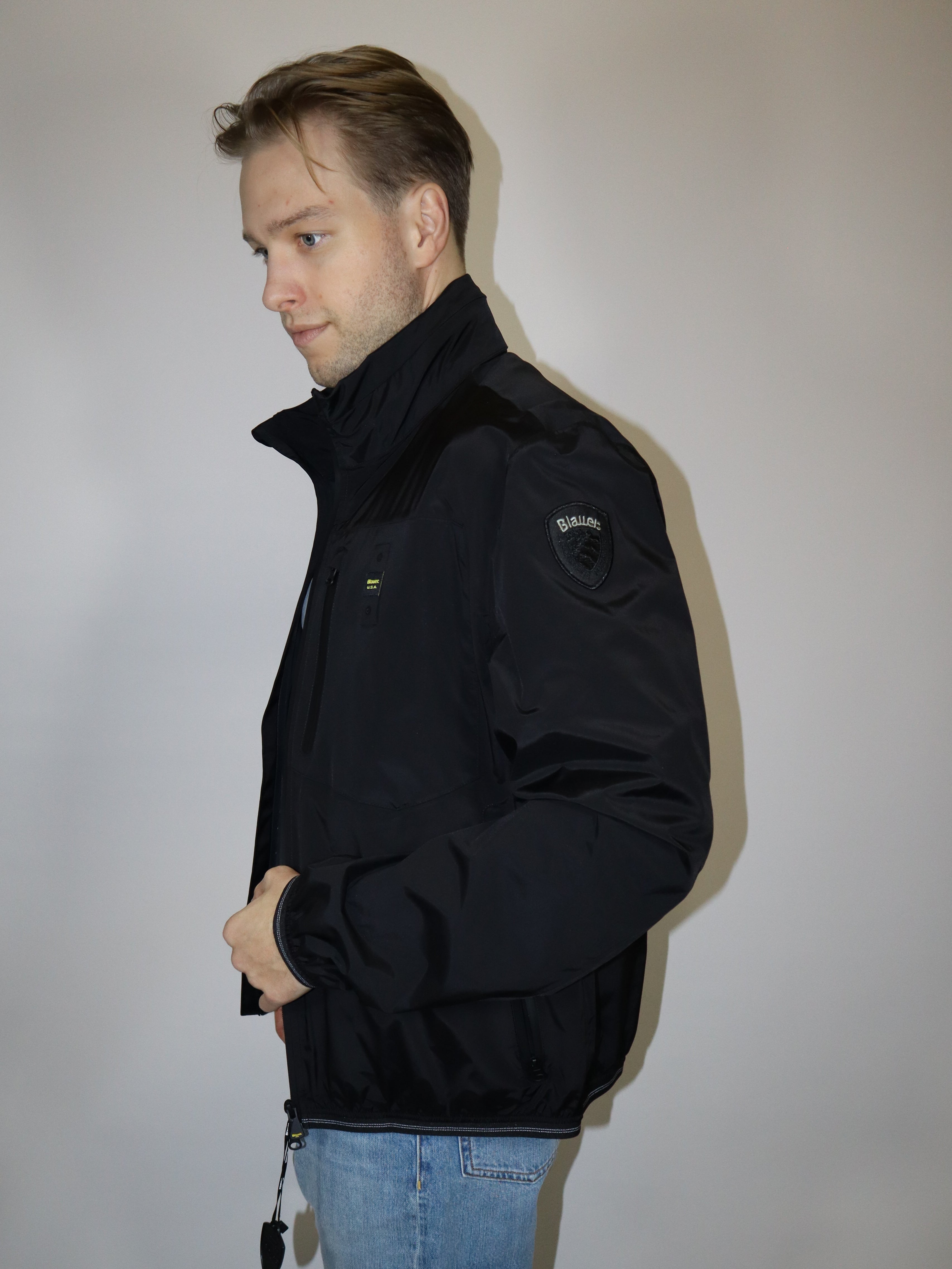 BLAUER PÁNSKÁ VĚTRUODOLNÁ ELASTICKÁ BUNDA DEWAR 