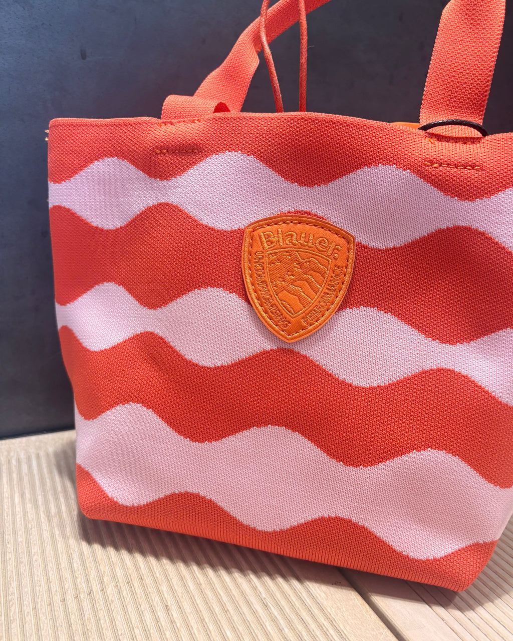 PLÁŽOVÁ PLETENÁ TAŠKA BLAUER TYPU TOTE BAG - S6XSBASKET01/KNI